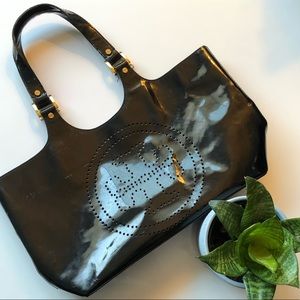 Tory Burch Patent Leather Small Tote